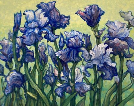Mary Anne Reilly, ‘The Blue Irises’, 2019