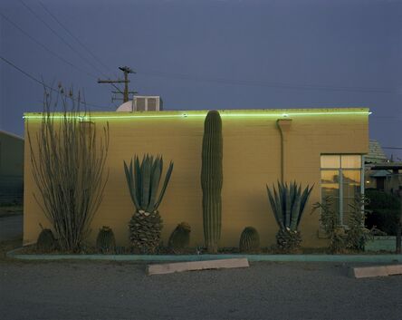 Steve Fitch, ‘On the Tucson to Nogales Highway, Greyhound Motel, Tucson, Arizona; December 30, 1980’