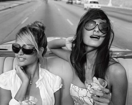 Michael Dweck, ‘Gisele Karina Bacallao Moreno and Rachel (painter/artist/MD muse) going for a spin on the Malecon, Habana’, 2009