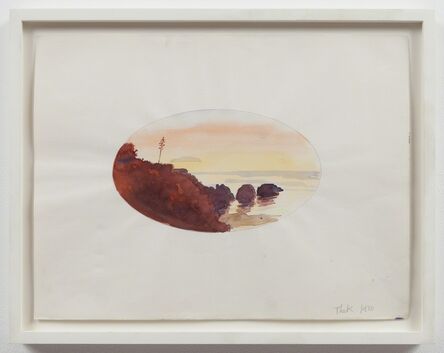 Paul Thek, ‘Untitled (oval sunset)’, 1970