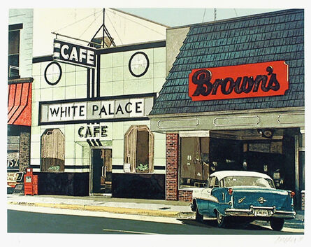 John Baeder, ‘White Palace Cafe’, 1980