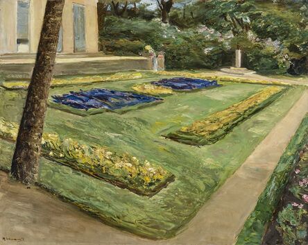 Max Liebermann, ‘The Flower Terrace, Wannsee Garden to the North-West’, 1917