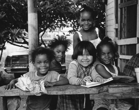 Earlie Hudnall, Jr., ‘Smiling Girls, 3rd Ward, Houston, TX’, 1985