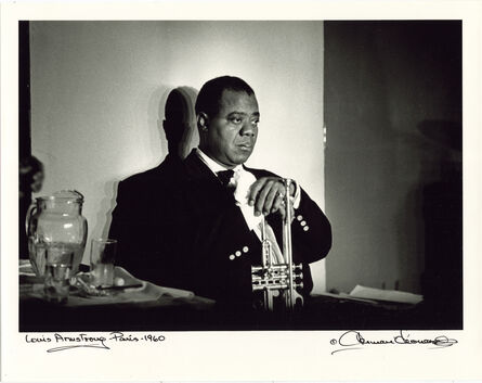 Herman Leonard, ‘Louis Armstrong, Paris’, 1960