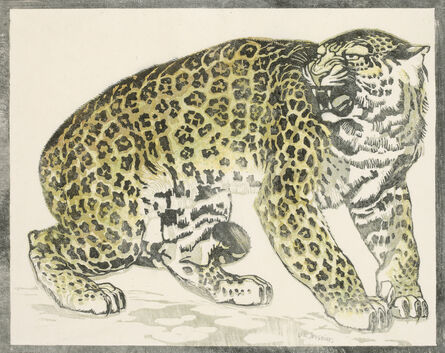 Ludwig Heinrich Jungnickel, ‘Leopard’, 1909