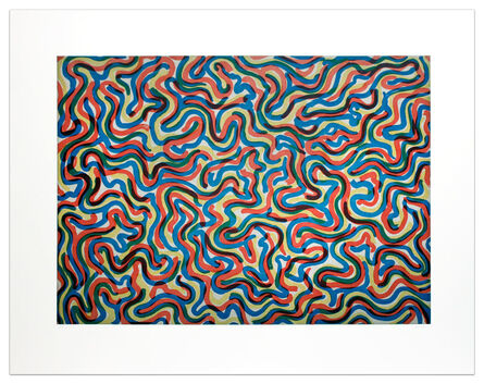 Sol LeWitt, ‘Curvy Brushstrokes (Color)’, 1997