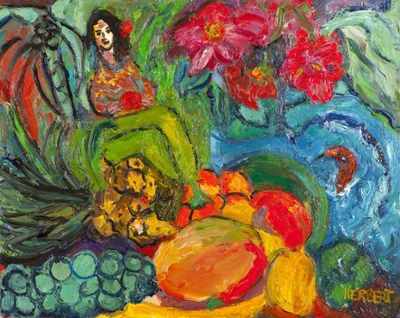 Betty Herbert, ‘Lady with Fruits, Pineapple’, 2002