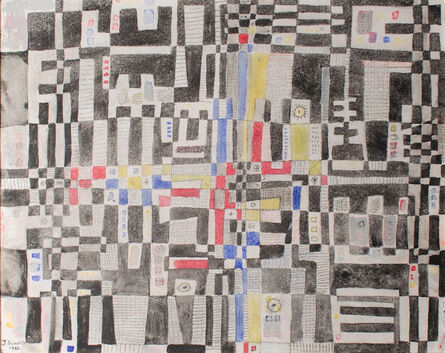 José Gurvich, ‘Composición en blanco, negro y colores puros’, 1966