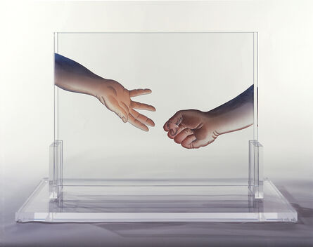 Judy Chicago, ‘Double Clear Handout/Handsoff’, 2006