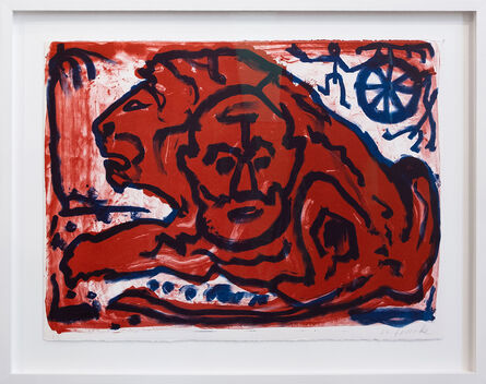 A.R. Penck, ‘Selbst als Löwe’, 1994