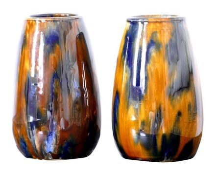 Unknown Artist, ‘Pair of Polychrome Vases’, 1950s