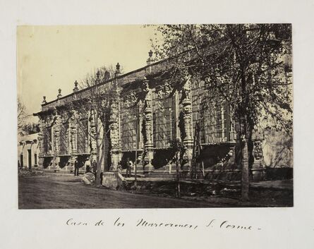 Claude Joseph Désiré Charnay, ‘Casa de los mascarones, S. Cosme’, 1858