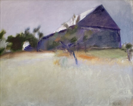 Wolf Kahn, ‘Barn and Meadow’, ca. 1980