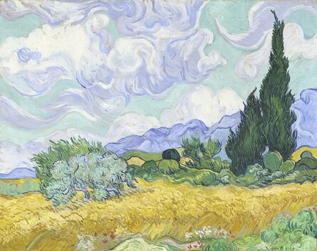 Vincent van Gogh, ‘Wheat Field with Cypresses’, early September 1889