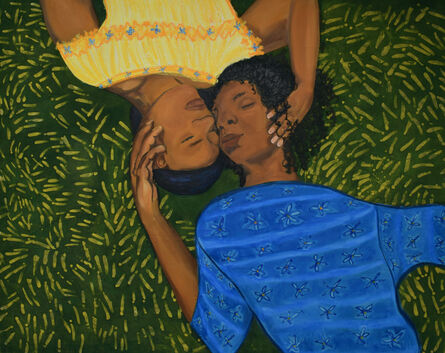 Sola Olulode, ‘Laying in the Grass II’, 2020