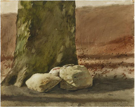 Jamie Wyeth, ‘Apple Bags (Walnut Bags)’, 1962