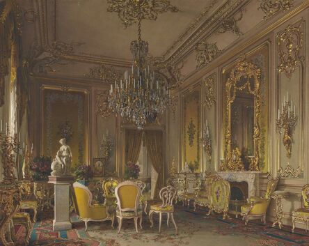 Luigi Premazzi, ‘Mansion of Baron A.L. Stieglitz. The Drawing-Room’, 1870 (?)