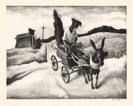 Thomas Hart Benton, ‘Lonesome Road.’, 1938