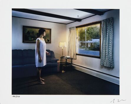 Gregory Crewdson, ‘Untitled (Circle on Window), from the Twilight series’, 2023
