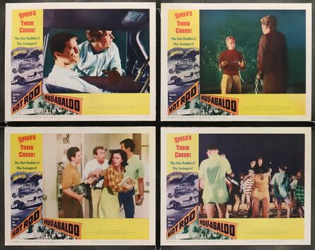 Anon, ‘HOT ROD HULLABALOO 8 Lobby Cards 1966 speed's their creed, The Jet Age Crowd, they're with it!’, 1966