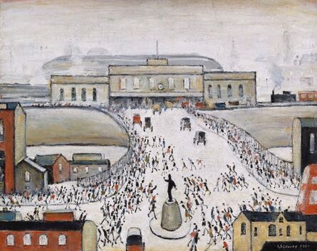 Laurence Stephen Lowry, ‘Station Approach’, 1971