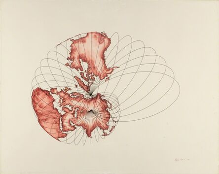 Agnes Denes, ‘Isometric Systems in Isotropic Space - Map Projections: The Snail’, 1978