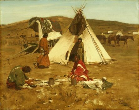 William Gilbert Gaul, ‘Dakota Indians’, circa 1890