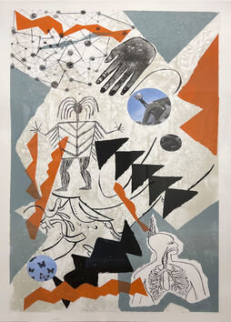 Jaune Quick-to-See Smith, ‘Sky People’, 2011