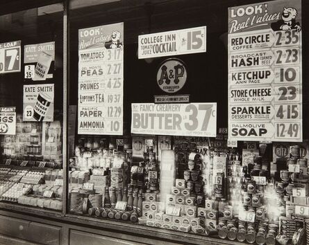 Berenice Abbott, ‘A & P, Great Atlantic and Pacific Tea Company, New York’, 1936-printed later