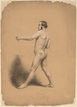 Thomas Nast, ‘Archer, Nude Study’, ca. 1858
