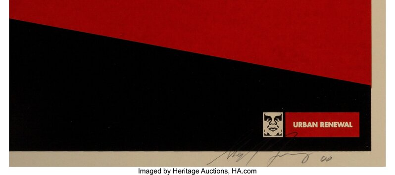 Shepard Fairey, ‘Osaka Roof, from Urban Renewal Series’, 2000, Print, Screenprint in colors on paper, Heritage Auctions