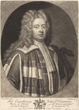 Peter Pelham after Sir Godfrey Kneller, ‘John, Lord Carteret’, ca. 1720