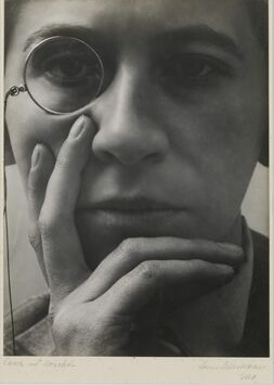 Aenne Biermann, ‘Woman with Monocle (Dame mit Monokel)’, 1928