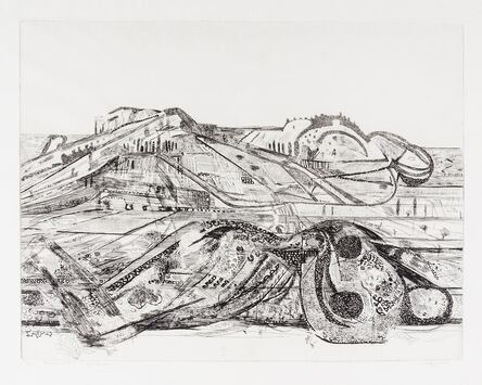 Anthony Gross, ‘Rounded Hills (Herman 6202, Reynolds 214)’, 1962