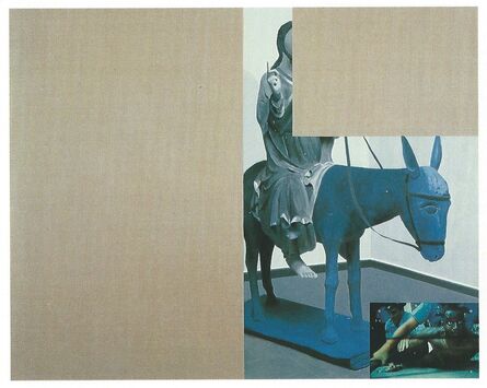 Julia Wachtel, ‘Untitled (blue donkey)’, 1994