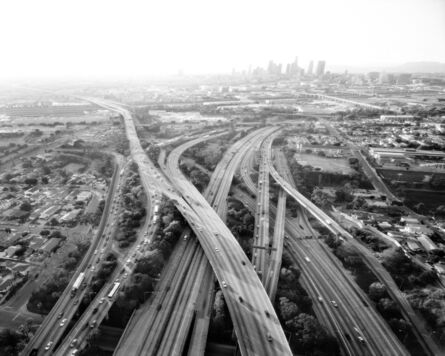 Michael Light, ‘Highways 5, 10, 60 and 101 Looking West, L. A. River and Downtown Beyond, 2004 ’, 2004
