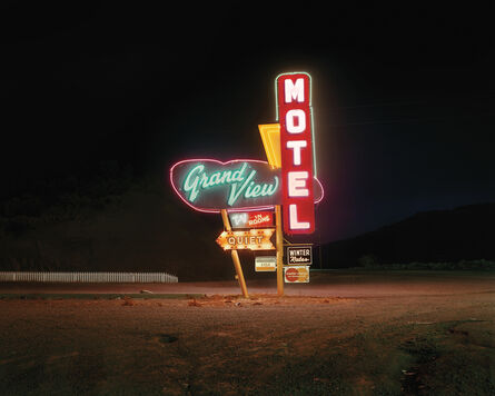 Steve Fitch, ‘Grand View Motel, Raton, New Mexico, 12/18/80’, 1980 -Printed 2015