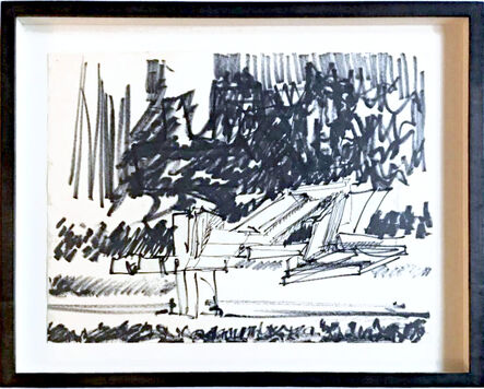 Mark di Suvero, ‘Sketch for van Abbemuseum, Eindhoven’, 1972