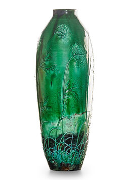 Max Laeuger, ‘Tall vase with Queen Anne's Lace, Germany’, ca. 1900-30