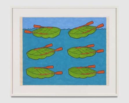 John Wesley, ‘Untitled (Rental Boats Echo Park Lake, Los Angeles)’, 1974
