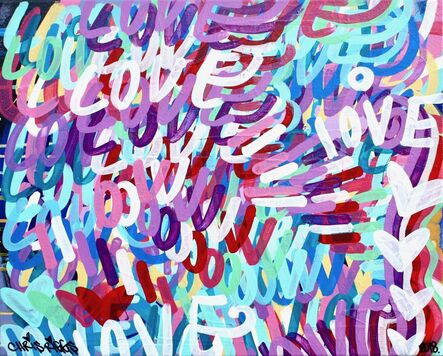 CHRIS RIGGS, ‘Love Canvas 6’, 2018