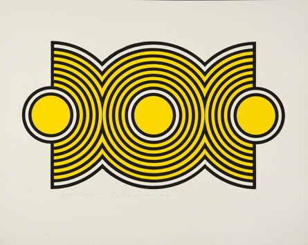Harold Krisel, ‘Trio Ripple Yellow’, 1971