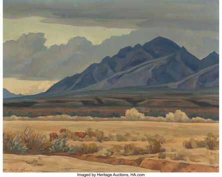 Edith Anne Hamlin, ‘Clouds to the North, Tucson, Arizona’, 1942