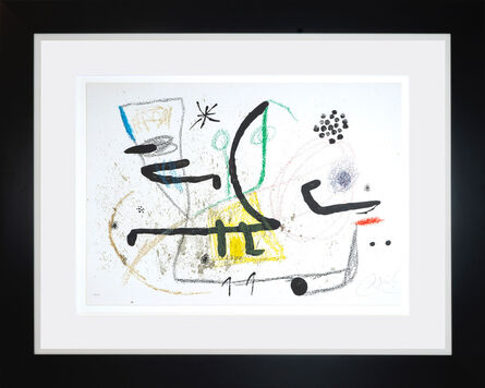 Joan Miró, ‘Maravillas con Variaciones Acrosticas en El Jardin de Miro plate 9’, 1975
