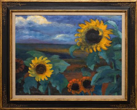 Emil Nolde, ‘Sonnenblumen, Abend II’, 1944