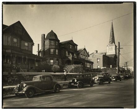 Berenice Abbott, ‘St. Mark's Place, # 340-348. (Staten Island, N.Y.)’, 1937