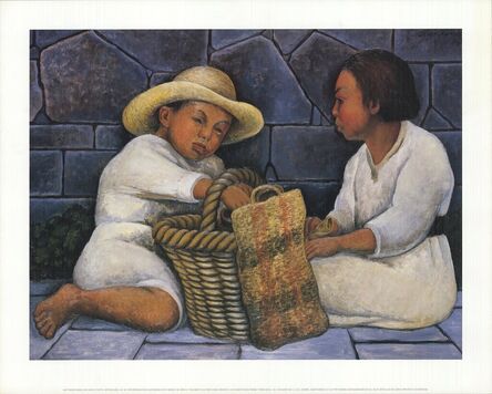 Diego Rivera, ‘Dos Ninos’, 1999