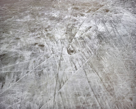 Michael Light, ‘Salt Wash and Tracks Looking South, Pleistocene Lake Bonneville, Wendover, Utah’, 2018