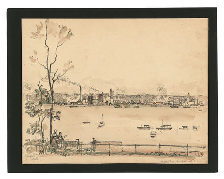 Jules Andre Smith, ‘A View of Manhattan from Palisades Park’, ca. 1915