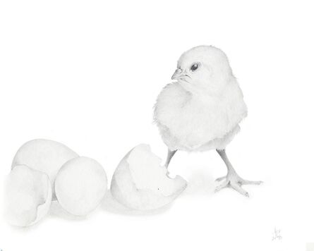 Heather Lancaster, ‘Chick with Shell’, 2015
